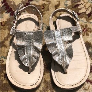 Gold Cat & Jack sandals size 9